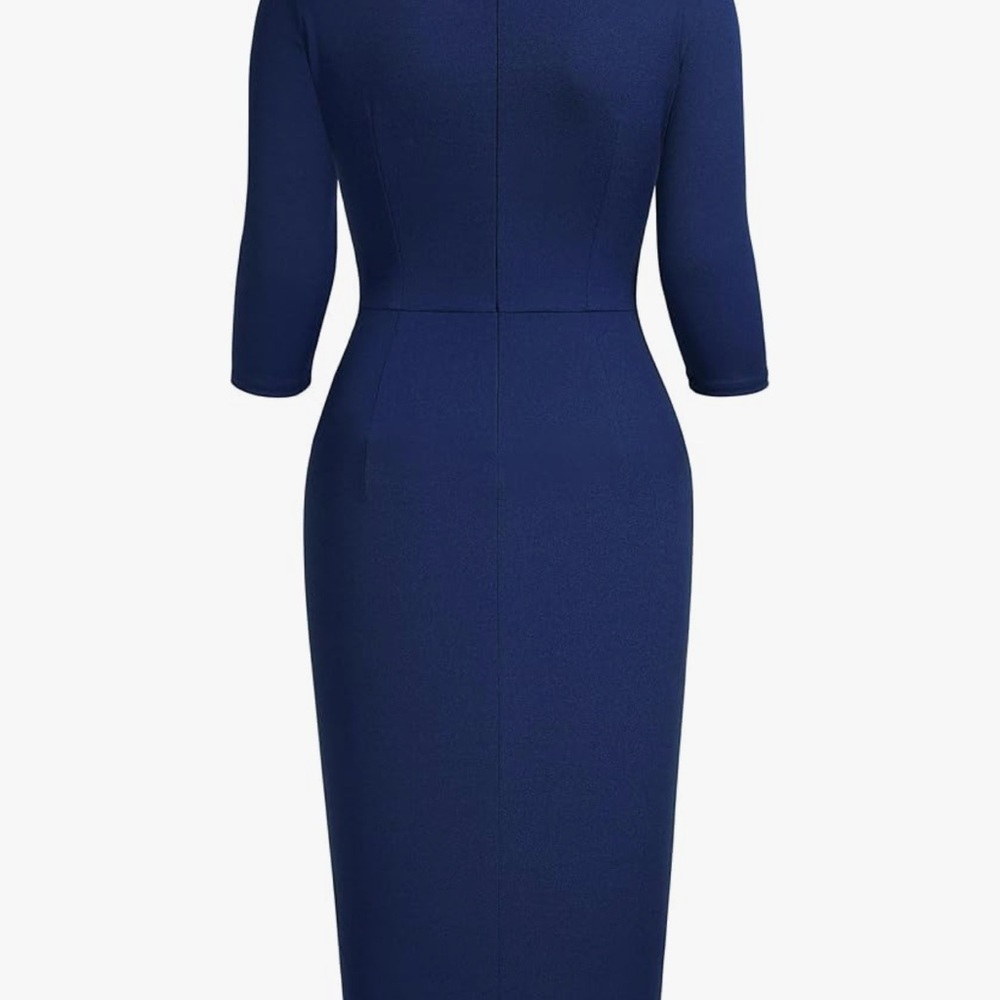 MIUSOL Elegant Navy Blue Women's Dress size S  <<9>> - Picture 2 of 8